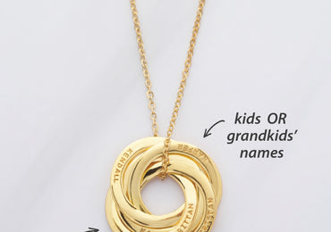 Personalized Kids Names Necklace For Mom